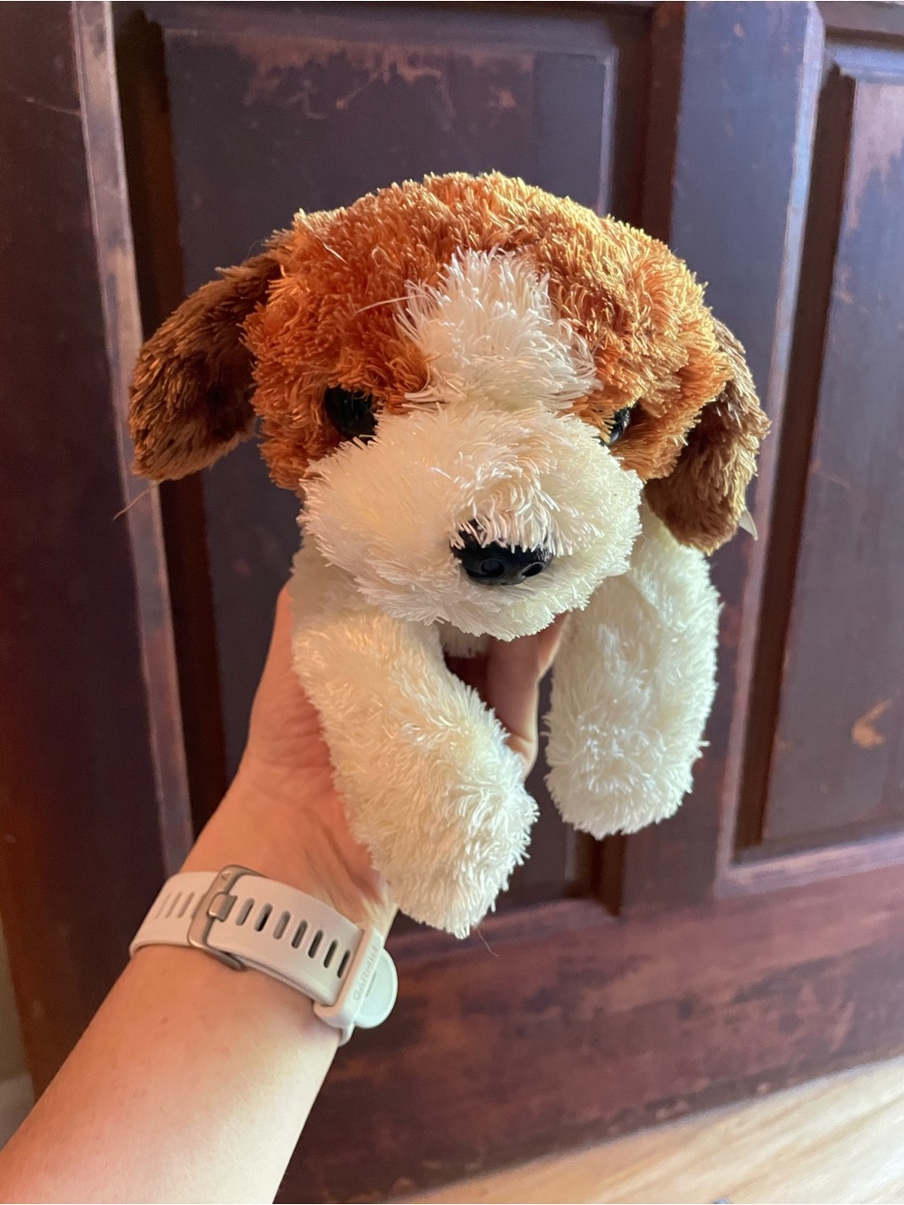 Ty Beanie Baby - SAMPSON the Puppy Dog (14 In) Stuffed Animal Toy TY silk
